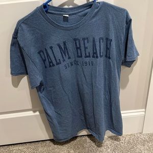 Blue T-Shirt Palm Beach